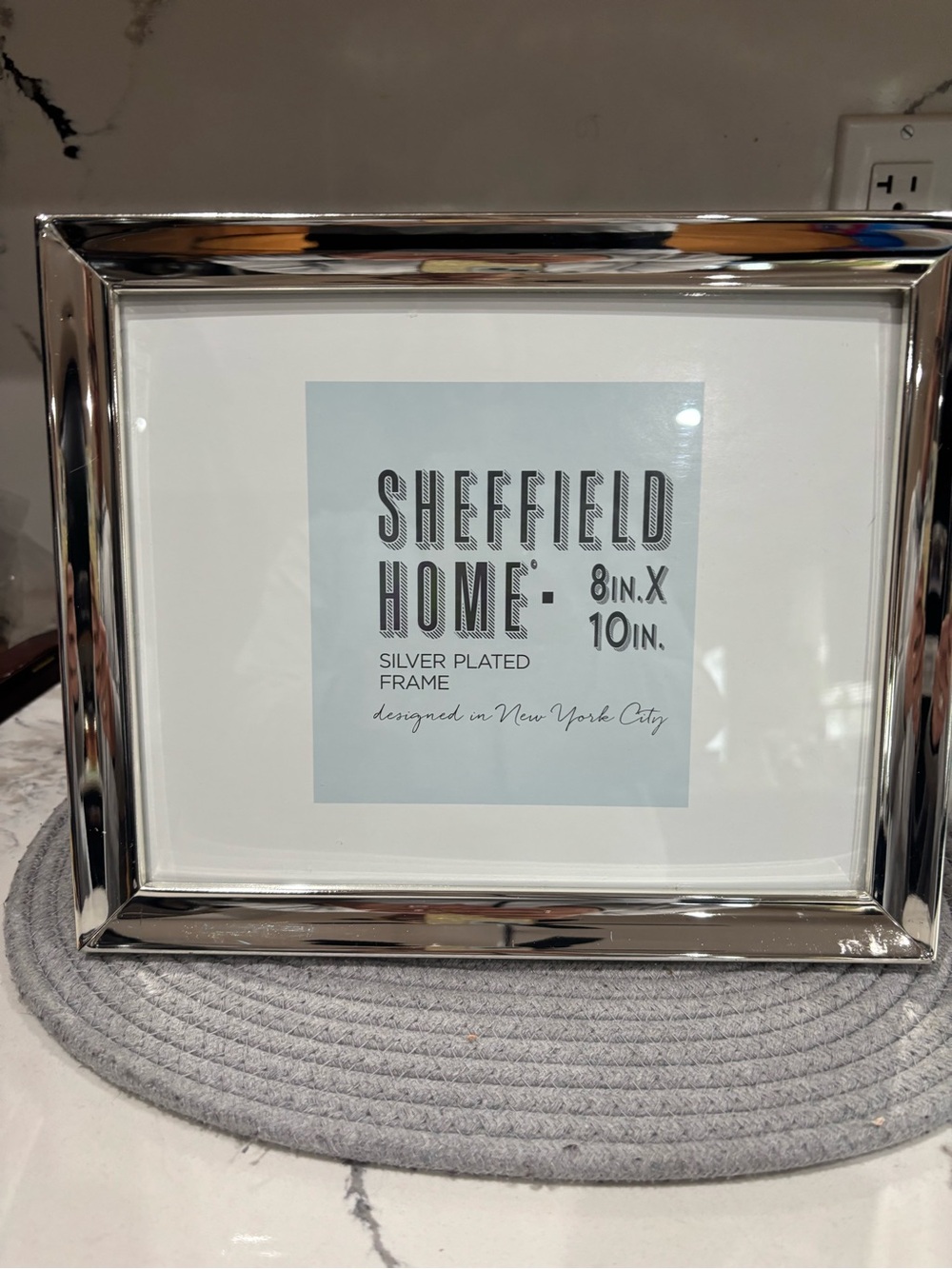 Sheffield Home Silver Plated Picture Frame - Shiny Silver